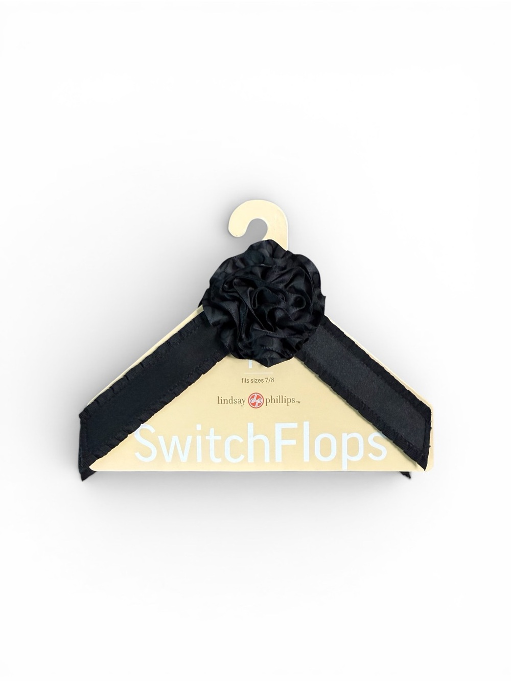 lindsay phillips Black SwitchFlops Strap with Rosette